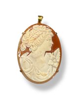 Pendente Mandile 1922 Donna Cammei  in Argento Conchiglia 2MCICM21 - 2MCICM21